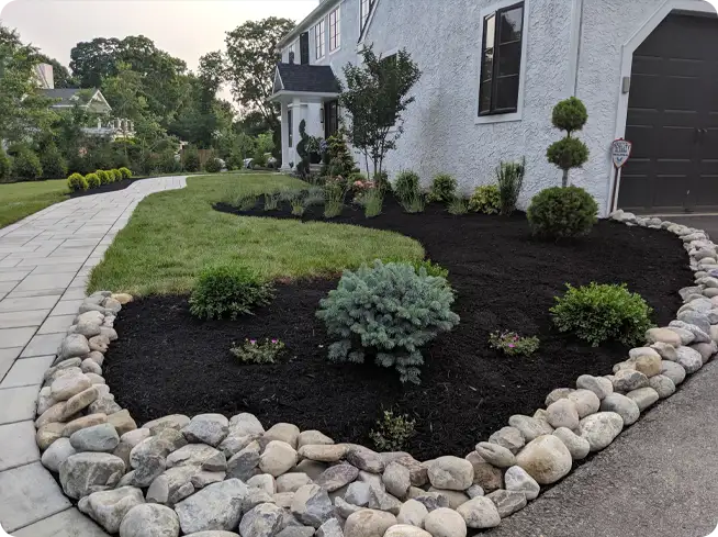 Mulch Installation in Abington project 5